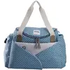 Image de BÉABA, Sac à Langer Sydney II, Modulable, Grande contenance, Rangements multiples, Grand espace à langer cocoon, Pochette repas isotherme, Système attache poussettes, Anses transport, Bleu