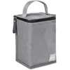 Image de Béaba, Pochette Repas Bébé Isotherme, Rangement biberons Grand Format, Grande capacité, Transporte Repas Complet, Matière Souple, Pliable, Tissu imperméable, Gris chiné