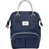 Image de BÉABA, Sac à Dos à Langer pour Bébé,Grande capacité de rangement et ouverture, Multiples poches isothermes,Tapis inclus, pour Voyage, Multifonctionnel, Sac Wellington - Bleu marine