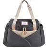 Image de BÉABA, Sac à Langer Sydney II, Modulable, Grande contenance, Rangements multiples, espace à cocoon, Pochette repas isotherme, Système attache poussettes, Anses transport, Gris chiné foncé
