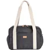 Image de BÉABA, Sac A Langer Bebe, Ultra pratique, 10 Poches intérieures et extérieures, Attache Poussette intégré, Tapis à Langer amovible, Pochette Isotherme, 16L, Sac Paris, Gris Chiné