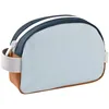Image de BÉABA, Trousse de toilette Bébé/Enfant, Waterproof, Grande Contenance 2,5L, Ouverture Large Zippée, Etiquette Nom, Effet Gomme, Faro, Night Blue