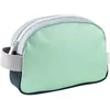 Image de BÉABA, Trousse de toilette Bébé/Enfant, Waterproof, Grande Contenance 2,5L, Ouverture Large Zippée, Etiquette Nom, Effet Gomme, Faro, Matcha Latte