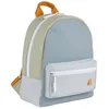 Image de BEABA, Sac à Dos Enfant Maternelle, Cartable, 2 Poches, Etiquette Prénom, Effet Gomme, Large Zip, Anses Ajustables, Dos Rembourré, Waterproof, Moderne, Robuste, Facile à nettoyer, Faro, Galet
