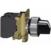 Image de Schneider Electric XB4BD33 Harmony XB4BD33 Bouton sélecteur commutateur rotatif noir 3 x +/- 45 ° décrochage par rotation 1 pc(s)