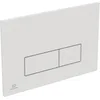 Image de Ideal Standard R0122AC OLEAS Plaque de Commande pour rinçage, Blanc