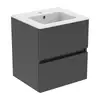 Image de Ideal Standard Eurovit+ Vasque avec meuble bas, 2 tiroirs, R0571TI,
