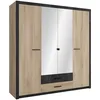 Image de Demeyere Armoire 4 Portes Ouvrantes/2 Tiroirs Colorado