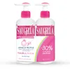 Image de Saugella - Girl - Soin Lavant Intime Doux - Extraits de Mauve et de Calendula - Apaise les Inconforts   Pour les petites filles de 3 Ans jusqu'à la Puberté - 200 ml - Lot de 2