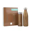 Image de Coffret bois 1 bouteille 500 ml et 1 théière 350ml Yoko Design