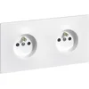 Image de LEGRAND | Double Prise De Courant Précâblée Neptune, Installation Facile Sans Outil, Éclips De Protection Pour Enfants, Appareil Complet Prêt À Installer (Lot de 4)