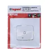 Image de LEGRAND | Poussoir Lumineux Neptune, Bouton-Poussoir Résidentiel, Voyant Indicateur Inclus, Connexion Rapide Par Bornes Automatiques, Fixation À Griffes Ou Vis
