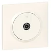 Image de Legrand - Prise TV étoile blindée dooxie livrée avec plaque carrée blanche et griffes - emballage blister