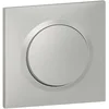 Image de Legrand - Poussoir dooxie 6A 250V~ livré avec plaque carrée alu