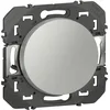 Image de Legrand - Poussoir simple dooxie 6A 250V finition alu - emballage blister, Aluminium