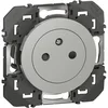 Image de LEGRAND - Prise Electrique Murale 16A avec Terre dooxie Surface - Prise 2P + T Affleurante avec Fond Rétractable - Fabriqué En France - Alu (Lot de 3)