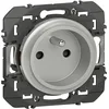 Image de LEGRAND - Prise Electrique Murale 16A avec Terre dooxie EasyRéno - Prise 2P + T Faible Profondeur - Fabriqué En France - Alu