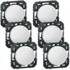 Image de LEGRAND | Multipack Dooxie 6 Interrupteurs Va-Et-Vient, Blanc Composable, Montage Encastré, Matériau Thermoplastique, Finition Brillante