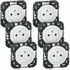 Image de LEGRAND - Prise Electrique Murale 16A avec Terre dooxie Surface - Prise 2P + T Affleurante avec Fond Rétractable - Blanc - Lot de 6