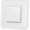 Image de LEGRAND | Interrupteur Ou Va-Et-Vient Mosaic, Blanc Complet Avec Plaque, Raccordement Par Bornes Automatiques, Finition Brillante, Fixation À Vis