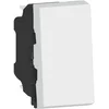 Image de LEGRAND | Poussoir 6A 1 Module Composable Blanc, Mosaic, Connexion Rapide Sans Outil Par Bornes Automatiques, Montage Encastré Avec Boîte 40mm, Finition Brillante