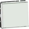 Image de Legrand - Poussoir avec porte-étiquette Mosaic Easy-Led 6A 2 modules - blanc