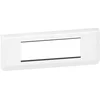 Image de Mosaic support plaque 6 modules blanc horizontal