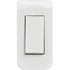 Image de LEGRAND | Kit Interrupteur Ou Va-Et-Vient Étroit, Mosaic, Prêt À Installer Avec Plaque Et Boîte D'Encastrement, Connexion Rapide Sans Outil, Design Moderne Blanc Brillant