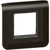 Image de LEGRAND | Plaque Avec Support Mosaic, Noir Mat, Fixation À Vis, Design Contemporain, Compatible Avec Mécanismes Mosaic