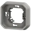 Image de plaque d'encastrement - 1 poste - gris - legrand plexo 069681l