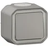 Image de LEGRAND | Poussoir Plexo NO, Étanche IP55 Gris, Prêt À Installer En Saillie, Résistant Aux Chocs IK08