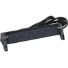 Image de LEGRAND - Multiprise Rotative Avec Interrupteur à Voyant LED - 4 Prises Surface avec Terre - Cordon 3m - Noir et Gris Foncé