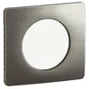 Image de LEGRAND | Plaque 1 Poste, Céliane, Finition Acier Satiné, Design Moderne Et Élégant, Compatible Avec Mécanismes Céliane