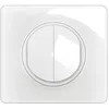 Image de LEGRAND - Interrupteur Double ou Va-et-vient + Plaque Céliane - 10A - Commande d'Eclairage Complète - Prêt à Installer - Blanc