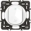 Image de LEGRAND - Interrupteur Poussoir pour VMC - 6A - Commande Complète - Prêt à Installer à compléter avec une Plaque - Blanc