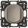 Image de LEGRAND - Interrupteur Poussoir pour VMC - 6A - Commande Complète - Prêt à Installer à compléter avec une Plaque - Titanium