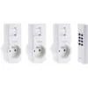 Image de Zenitech Lot de 3 prises à télécommande - Blanc