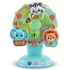 Image de VTech - La Grande Roue des Baby Loulous, Hochet à Ventouse pour Table et Chaise Haute, Jouet d'Éveil Musical avec 3 Animaux, Zèbre, Lion et Éléphant, Cadeau Bébé Dès 6 Mois - Contenu en Français