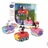 Image de VTech - Tut Tut Bolides Disney, Coffret Trio Cabriolets, 3 Voitures Interactives, Minnie, Daisy Et Mickey Mouse, Jouet Musical Et Sonore, Cadeau Enfant De 1 an Ã  5 Ans - Contenu en Français