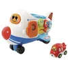 Image de VTech - Tut Tut Bolides, Mon Super Avion Cargo 2 en 1 avec Timon Le P'tit Avion, 2 Voitures Enfant, Jouet Musical et Sonore, Cadeau Fille et Garçon de 1 an à 5 Ans - Contenu en Français