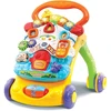 Image de VTech - Chariot de marche vocal 2 en 1 - Chariot de marche d'apprentissage interactif avec lumières et sons - 9+ mois - Orange