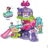 Image de VTech - Tut Tut Bolides Disney, Le Monde Enchanté de Minnie avec Voiture Cabriolet Magique de Minnie Mouse, Circuit Voitures, 4 Zones Magiques, Cadeau Enfant de 1 an à 5 Ans - Contenu en Français