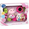 Image de VTech - Coffret Naissance Éveil des Sens Rose, Premiers Jouets Bébé, Doudou Hippo en Peluche, Piano Lumineux et Interactif, Hochets Grenouille et Miroir, Cadeau Nouveau-Né - Contenu en Français