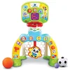 Image de VTech - Super Centre Multisport Interactif, Structure de Motricité Bébé 3 en 1, But de Foot, Panier de Basket, Lancer de Balle sur Cible, Tableau de Score, Cadeau Enfant Dès 1 An - Contenu en Français