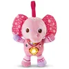 Image de VTech - Lumi Chant'Éléphanteau, Peluche Éléphant Interactive, Hochet Bébé, Éveil Musical, Jouet Poussette, Siège Auto et Parc Bébé, Cadeau de Naissance Bébé Dès 3 Mois - Contenu en Français Rose