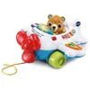 Image de VTech - Super Avion des P'tits Loulous, Jouet à Tirer, Avion Enfant avec Pilote Ourson Qui Fait Tourner l'Hélice, Éveil Musical, Cadeau Bébé Dès 9 Mois - Contenu en Français