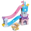 Image de VTech - Tut Tut Bolides Disney Princesses, Le Château-Toboggan Enchanté avec Carrosse de Mariage de Cendrillon, Circuit Voitures, 2 Zones Magiques, Cadeau Enfant de 1 an à 5 Ans - Contenu en Français