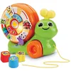 Image de VTech - Rouli-Escargot Maxi Découvertes, Jouet à Tirer 2 en 1, Trieur de Formes, Jeux d'Éveil, Escargot à Promener, Jouet Musical et Interactif, Cadeau Enfant Dès 1 an - Contenu en Français