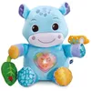 Image de VTech - Théo, Mon Hippo Câlin, Peluche Bébé Hippopotame Interactive et Lumineuse, Jouet d'Éveil Sensoriel Fabriqué avec des Matériaux Plus Durables, Cadeau Naissance Dès 3 Mois - Contenu en Français