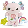 Image de VTech - Eliott, Bébé Axolotl Musical, Peluche Bébé Interactive et Sensorielle, Jouet d'Éveil Poussette Fabriqué avec des Matériaux Plus Durables, Cadeau de Naissance Dès 3 Mois - Contenu en Français